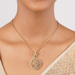 22k Gold Plated Sankranti Tithira Pendant