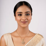 22k Gold Plated Sankranti Tithira Pendant