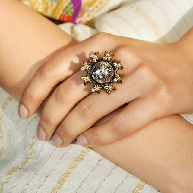 Sankranti Gold/Silver plated Ring