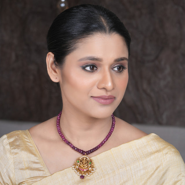 22k Gold Plated Amolya Devyani Pendant