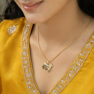 Sparsh 22k Gold Plated  Pendant