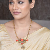 22k Gold Plated Amolya Veera Pendant