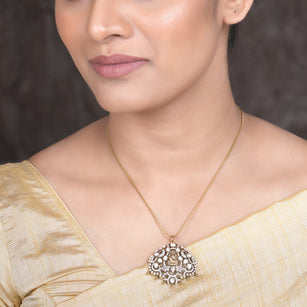 22k Gold Plated Amolya Darpana Pendant