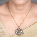 22k Gold Plated Amolya Darpana Pendant