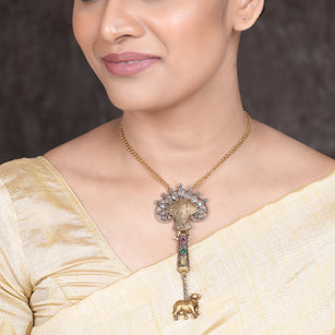 22k Gold Plated Amolya Vriksha Pendant