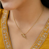 Sparsh 22k Gold Plated  Pendant