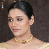 22k Gold Plated Amolya Manimala Choker