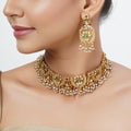 22k Gold Plated Tarini Aarini Necklace set