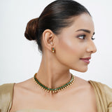 22k Gold Plated Tarini Advika Necklace set