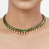 22k Gold Plated Tarini Advika Necklace set
