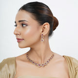 22k Gold Plated Tarini Ahana Necklace set