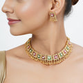 22k Gold Plated Tarini Alankrita Necklace set