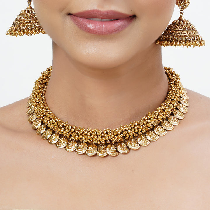 22k Gold Plated Tarini Alina Necklace set