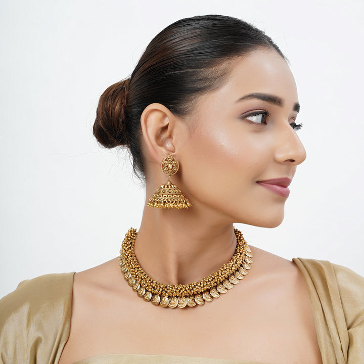 22k Gold Plated Tarini Alina Necklace set