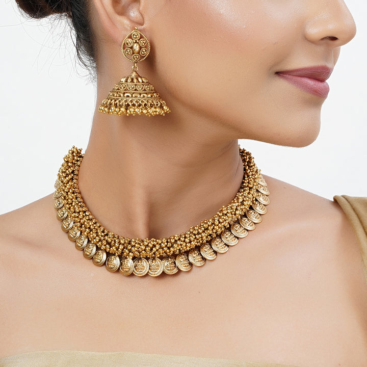 22k Gold Plated Tarini Alina Necklace set