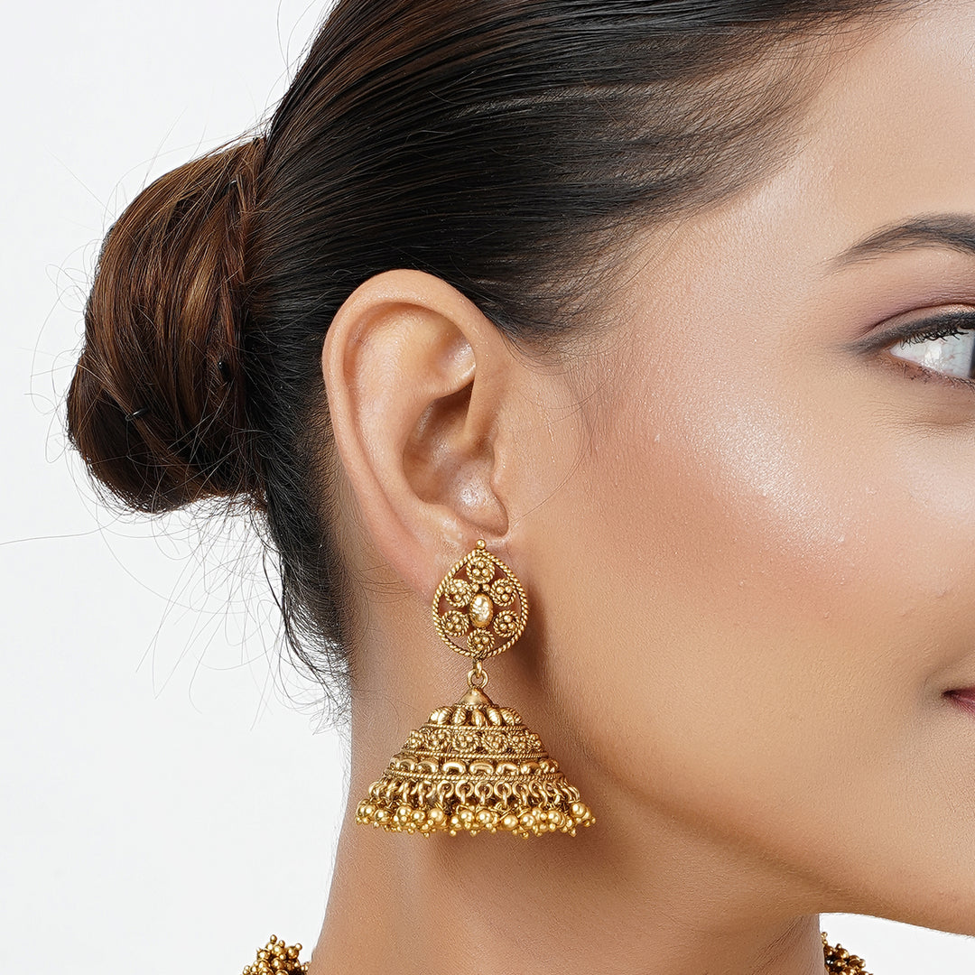 22k Gold Plated Tarini Alina Necklace set