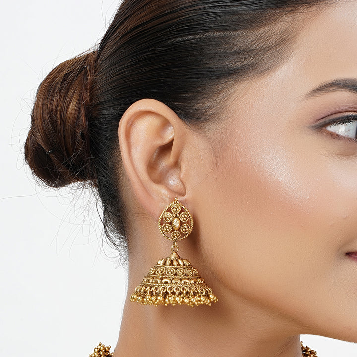 22k Gold Plated Tarini Alina Necklace set