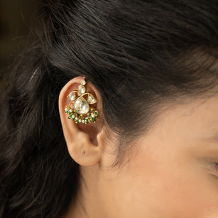 22k Gold Plated Dhami Earcuff