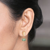 22k Gold Plated Amolya Varnya Pendant Set