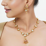 22k Gold Plated Tarini Bhanvi Necklace set
