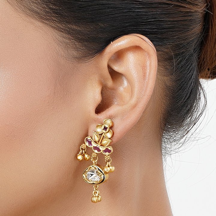 22k Gold Plated Tarini Bhanvi Necklace set