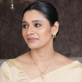 22k Gold Plated Amolya Sharvya Pendant Set