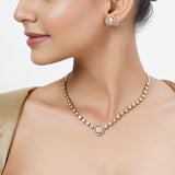 22k Gold Plated Tarini Chaitali Necklace set