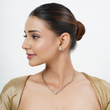 22k Gold Plated Tarini Chaitali Necklace set