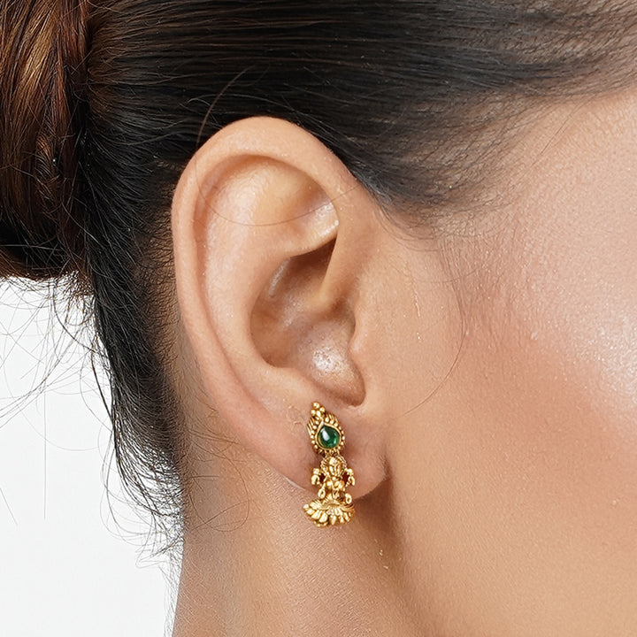 22k Gold Plated Tarini Chhavi Necklace set