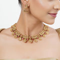 22k Gold Plated Tarini Dhrishti Necklace set