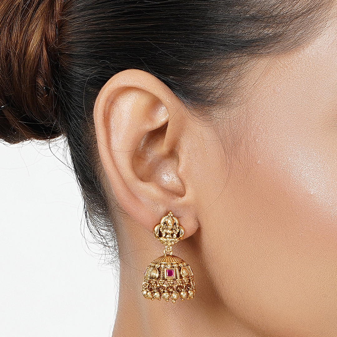 22k Gold Plated Tarini Dhrishti Necklace set