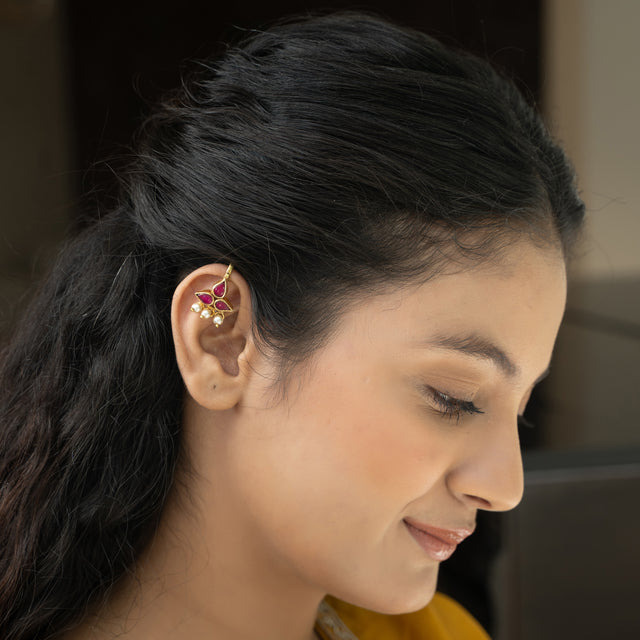 22k Gold Plated Tera Earcuff