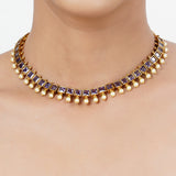 22k Gold Plated Tarini Ekisha Necklace set