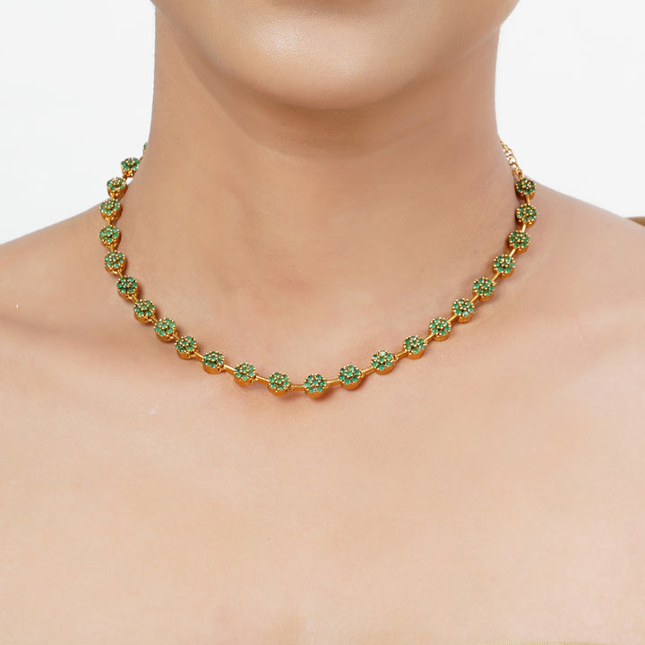 22k Gold Plated Tarini Falguni Necklace set