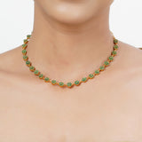 22k Gold Plated Tarini Falguni Necklace set