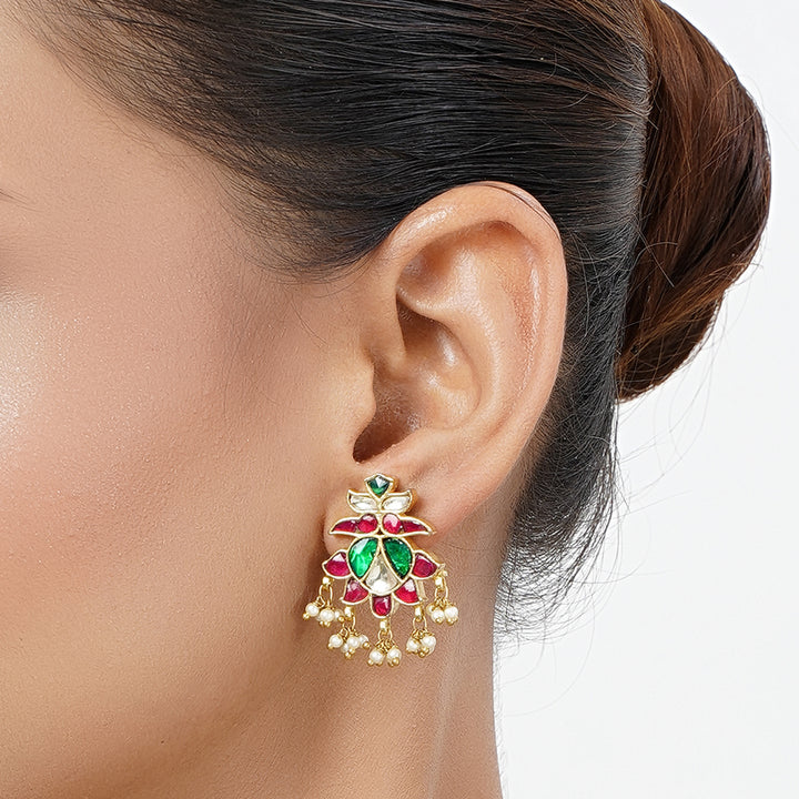 22k Gold Plated Tarini Gitanjali Necklace set