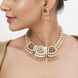 22k Gold Plated Tarini Gunika Necklace set
