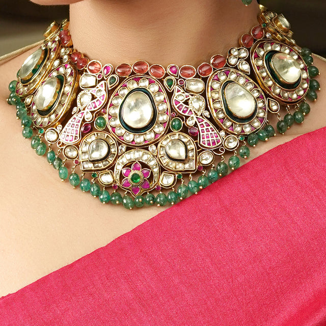 Sankranti Kundan Necklace Set