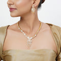 22k Gold Plated Tarini Harshika Necklace set