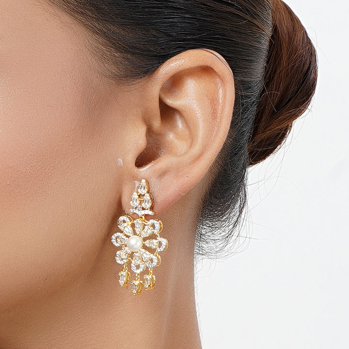 22k Gold Plated Tarini Harshika Necklace set