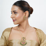 22k Gold Plated Tarini Hemangi Necklace set