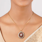 22k Gold Plated Sankranti Yuvika Pendant