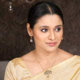 22k Gold Plated Amolya Aabhaari Pendant Set