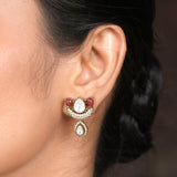 22k Gold Plated Amolya Haritha Pendant Set