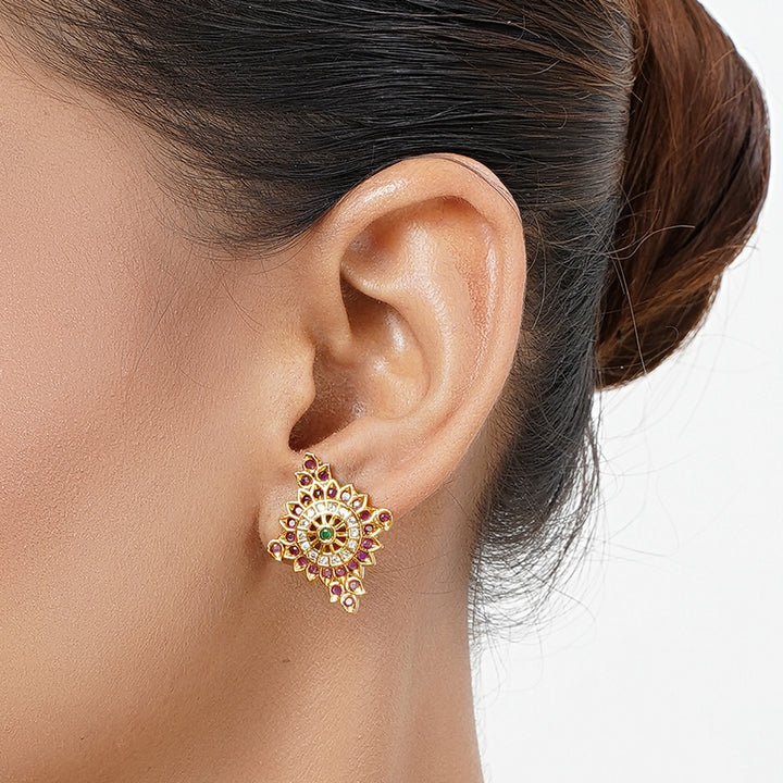 22k Gold Plated Tarini Janhavi Necklace set