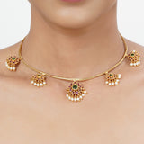 22k Gold Plated Tarini Jasmika Necklace set