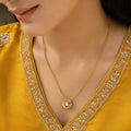 Sparsh 22k Gold Plated Fresh Water Pearl Pendant