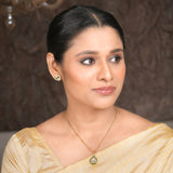 22k Gold Plated Amolya Khushaali Pendant Set