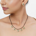 22k Gold Plated Tarini Kamini Necklace set