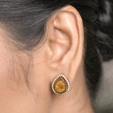 22k Gold Plated Amolya Sunehri Pendant Set